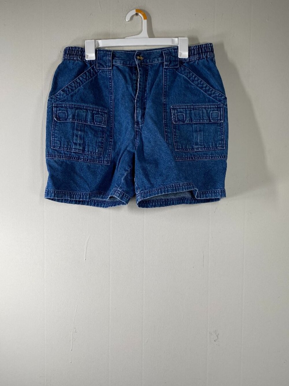Croft & Barrow Denim Jean Shorts Men's 36 High Rise Blue Casual